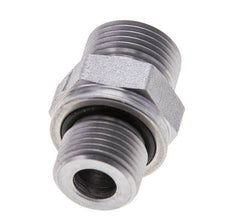 UN 13/16''-16 x M18x1.5 Embout double en acier zingué ORFS 630 Bar - Hydraulique