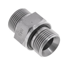 Embout double en acier zingué UNS 1''-14 x G 3/4'' ORFS 400 Bar - Hydraulique