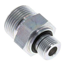 Embout double en acier zingué UNS 1''-14 x G 3/8'' ORFS 400 Bar - Hydraulique