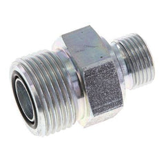 Embout double en acier zingué UNS 1''-14 x G 3/8'' ORFS 400 Bar - Hydraulique