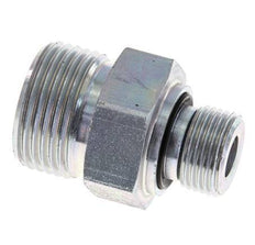 Embout double en acier zingué UNS 1''-14 x G 3/8'' ORFS 400 Bar - Hydraulique