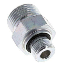 Embout double en acier zingué UNS 1''-14 x G 3/8'' ORFS 400 Bar - Hydraulique
