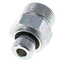 Embout double en acier zingué UNS 1''-14 x G 3/8'' ORFS 400 Bar - Hydraulique