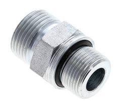 UNS 1''-14 x M22x1.5 Embout double en acier zingué ORFS 400 Bar - Hydraulique