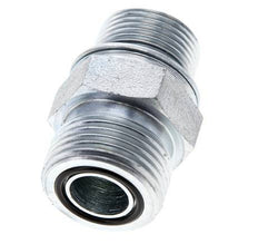 UNS 1''-14 x M22x1.5 Embout double en acier zingué ORFS 400 Bar - Hydraulique