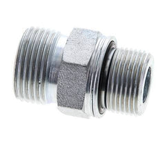 UNS 1''-14 x M22x1.5 Embout double en acier zingué ORFS 400 Bar - Hydraulique