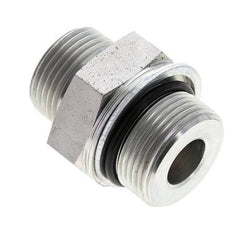 UN 1-3/16''-12 x M33x2 Embout double en acier zingué ORFS 400 Bar - Hydraulique