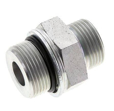UN 1-3/16''-12 x M33x2 Embout double en acier zingué ORFS 400 Bar - Hydraulique