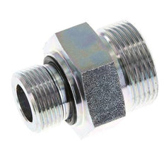 Embout double en acier zingué UN 1-7/16''-12 x G 3/4'' ORFS 400 Bar - Hydraulique