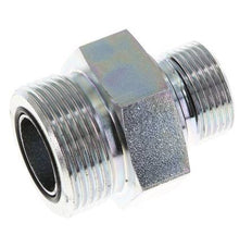 Embout double en acier zingué UN 1-7/16''-12 x G 3/4'' ORFS 400 Bar - Hydraulique