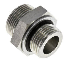 Embout double en acier zingué UN 1-7/16''-12 x G 1'' ORFS 400 Bar - Hydraulique