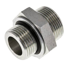 Embout double en acier zingué UN 1-7/16''-12 x G 1'' ORFS 400 Bar - Hydraulique