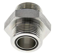 Embout double en acier zingué UN 1-7/16''-12 x G 1'' ORFS 400 Bar - Hydraulique