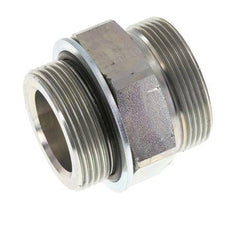 Embout double en acier zingué UN 2''-12 x G 1 1/2'' ORFS 250 Bar - Hydraulique