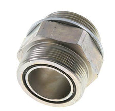 Embout double en acier zingué UN 2''-12 x G 1 1/2'' ORFS 250 Bar - Hydraulique