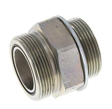 Embout double en acier zingué UN 2''-12 x G 1 1/2'' ORFS 250 Bar - Hydraulique