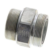 UN 2''-12 x M48x2 Embout double en acier zingué ORFS 250 Bar - Hydraulique