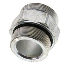 UN 2''-12 x M48x2 Embout double en acier zingué ORFS 250 Bar - Hydraulique