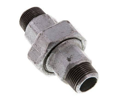 R 3/4'' Fonte zinguée Embout double 3 pièces à étanchéité conique 25 Bar