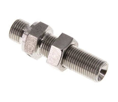 G 1/8'' acier inoxydable Bulkhead Double nipple 475 Bar - Hydraulique