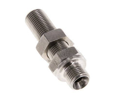 G 1/8'' acier inoxydable Bulkhead Double nipple 475 Bar - Hydraulique