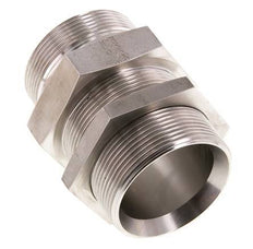 G 2'' acier inoxydable Bulkhead Double nipple 175 Bar - Hydraulique
