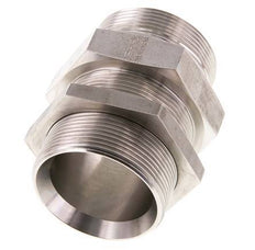 G 2'' acier inoxydable Bulkhead Double nipple 175 Bar - Hydraulique