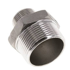 3/4'' NPT x 1 1/4'' NPT Embout double en acier inoxydable 16 Bar