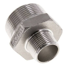 3/4'' NPT x 1 1/4'' NPT Embout double en acier inoxydable 16 Bar