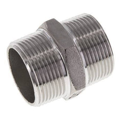 1 1/4'' NPT Acier inoxydable Double Mamelon 16 Bar