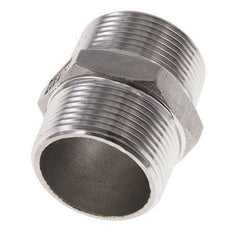 1 1/4'' NPT Acier inoxydable Double Mamelon 16 Bar