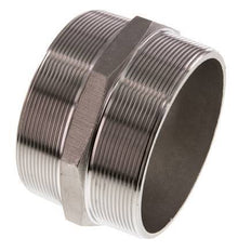 R 4'' Stainless steel Double Nipple 16 Bar