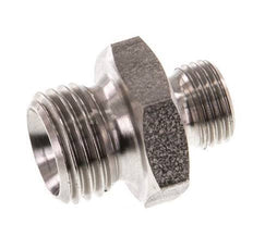 G 1/4'' x G 1/8'' Double mamelon en acier inoxydable 40 Bar