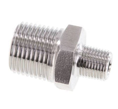 1/8'' NPT x 3/8'' NPT Embout double en acier inoxydable 210 Bar - Hydraulique