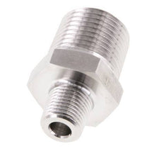 1/8'' NPT x 3/8'' NPT Embout double en acier inoxydable 210 Bar - Hydraulique