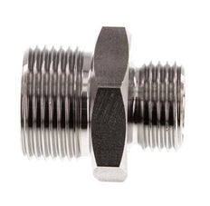 G 3/4'' x G 1/2'' Double mamelon en acier inoxydable 40 Bar