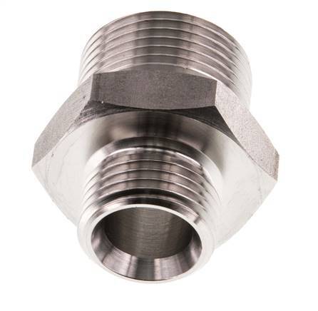 G 3/4'' x G 1/2'' Double mamelon en acier inoxydable 40 Bar