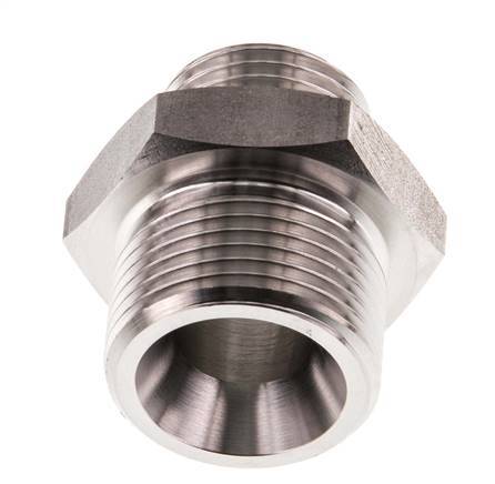 G 3/4'' x G 1/2'' Double mamelon en acier inoxydable 40 Bar