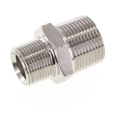Embout double en acier inoxydable 3/4'' NPT x 1'' NPT 140 Bar - Hydraulique
