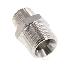 Embout double en acier inoxydable 3/4'' NPT x 1'' NPT 140 Bar - Hydraulique
