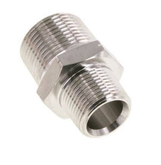 Embout double en acier inoxydable 3/4'' NPT x 1'' NPT 140 Bar - Hydraulique