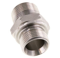 Mamelon double en acier inoxydable 3/4'' NPT x G 3/4'' 40 Bar - Hydraulique