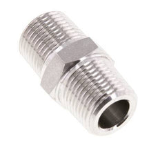 Mamelon double en acier inoxydable 3/8'' NPT 210 Bar - Hydraulique