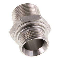 Mamelon double en acier inoxydable 1'' NPT x G 1'' 40 Bar - Hydraulique