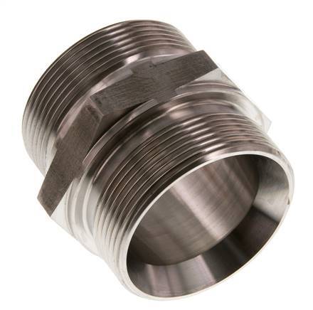 Mamelon double G 2'' en acier inoxydable 160 Bar - Hydraulique