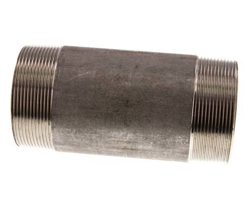 R 2 1/2'' Stainless steel Double Pipe Nipple 20 Bar DIN 2982 - 150mm