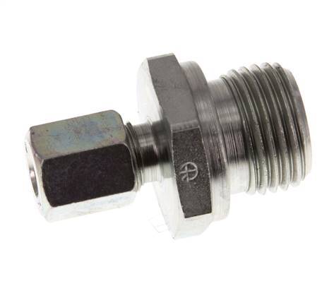 G 1/2'' mâle x 6L Acier zingué Anneau de coupe droit 315 Barre DIN 2353