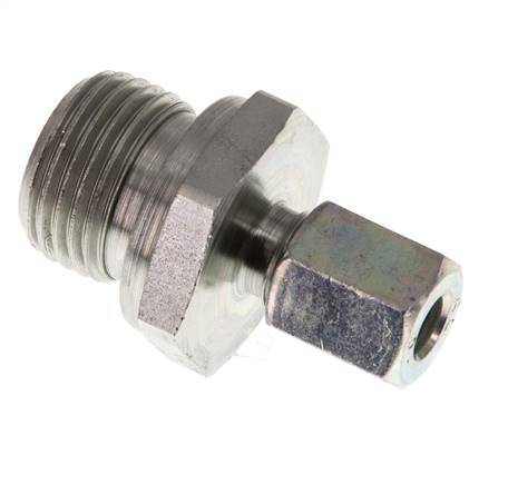 G 1/2'' mâle x 6L Acier zingué Anneau de coupe droit 315 Barre DIN 2353