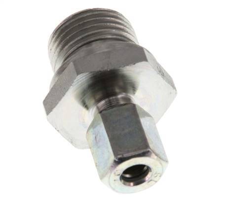 G 1/2'' mâle x 6L Acier zingué Anneau de coupe droit 315 Barre DIN 2353