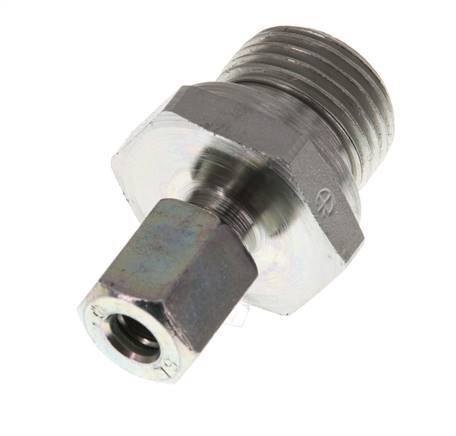 G 1/2'' mâle x 6L Acier zingué Anneau de coupe droit 315 Barre DIN 2353